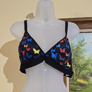 Butterfly Print Bralette o28